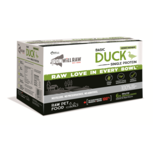 Iron Will Raw Dog GF Basic Duck Single Protein