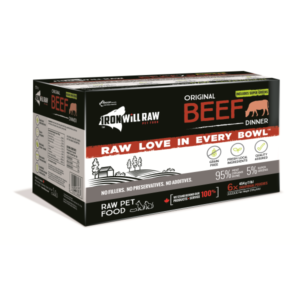 Iron Will Raw Dog GF Original Beef Dinner 6/1 lb